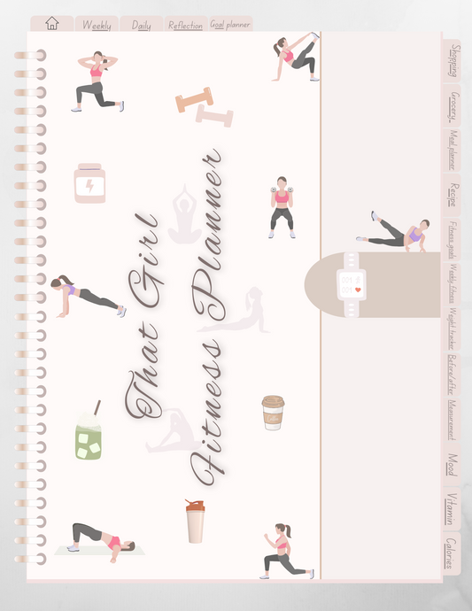 Fitness Girl Planner - Digital